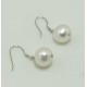 Boucles d'Oreilles  Argent et Perles d'Eau Douce blanches