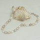 55 cm collier- Perles d'eau douce- 8.5x10mm ovale