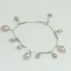 Bracelet Perle d'Eau Douce Lavande Ovale  