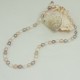 Collier perles d'eau douce ovales multicolores – 8.5x10mm 
